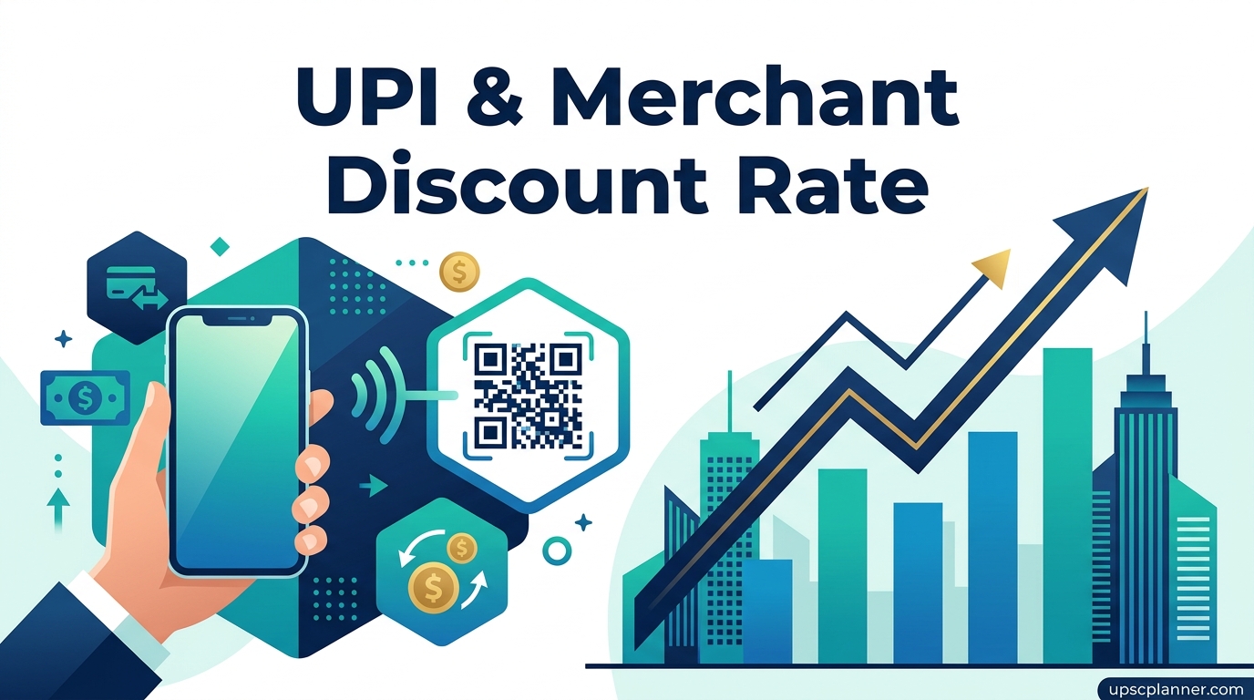 Merchant Discount Rate (MDR) and the Shift in UPI Pricing for UPSC